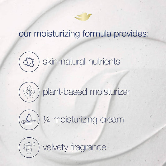 Dove Crushed Macadamia & Rice Milk Moderate Exfoliating Body Scrubating Body Polish Scrub