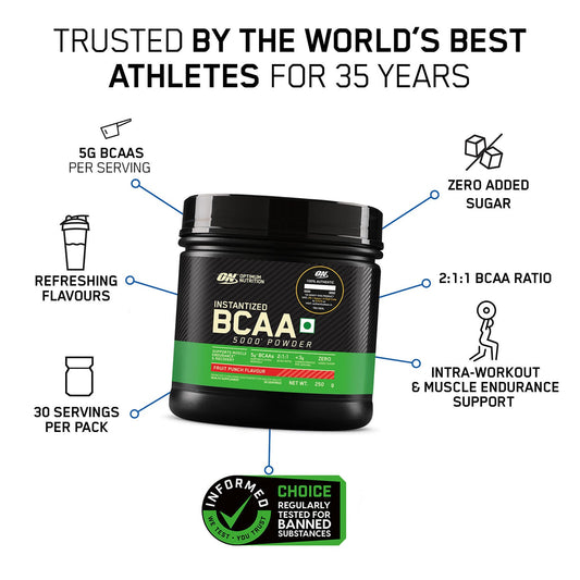 BCAA 5000 Powder | Fruit Punch | 250 g