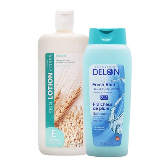 Fresh Rain Body Wash And Vitamin E Skin Lotion