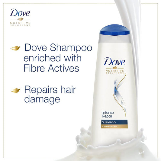 Dove Intense Repair Hair Shampoo, Repairs Dry and Damaged Hair