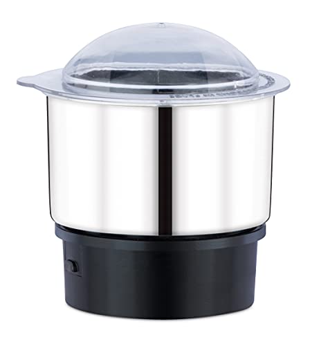 Bajaj Herculo Mixer Grinder 1000W| 100% Copper Motor Mixie For Kitchen|3 Stainless Steel Jars|Portable & Lightweight Mixer|Hands-Free Operation| Multifunctional Blades|2-Yr Warranty By Bajaj|Brown