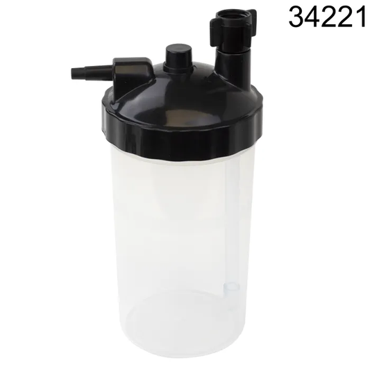 Bubble Humidifier Bottle 400 mL 6 PSI Adds Moisture to RX Oxygen