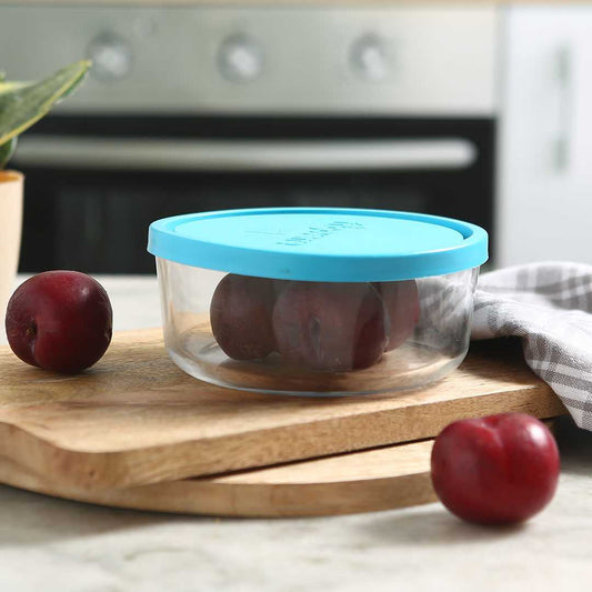 Bormioli Frigoverre 2 Pcs Round Glass Container