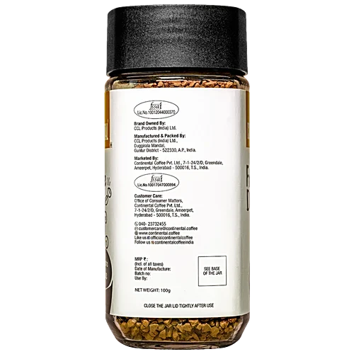 Continental Freeze Dried Instant Coffee, 100 g Jar