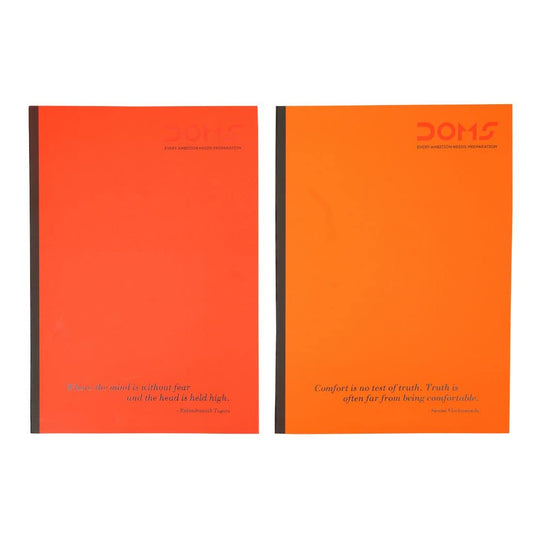 Doms Neon Series Soft Bound Notebook - Unruled