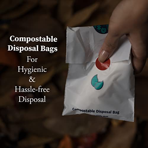 Anandi sanitary pads for women 15 XL Pads | Biodegradable Organic pads with Disposal pouch | Certified ~100% Compostable