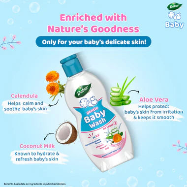 Dabur Gentle Baby Wash - 500 ml