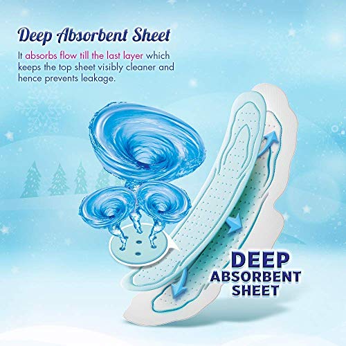 Extra Sure� Jumbo XXXL Ultra Clean Soft Thin Dry Cottony Sanitary Napkin Pad With Wing For Women Girl (40)