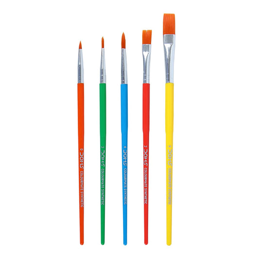 Doms Colourmate Synthetic Paint Brush Set