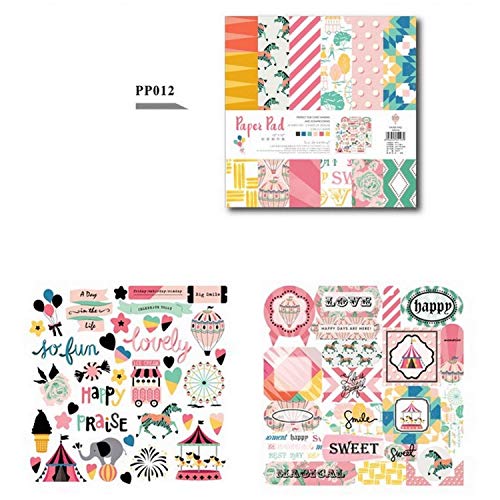 Eno Greeting Pattern Paper Book 10"X10" Design 12