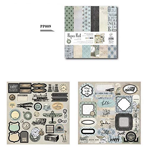 Eno Greeting Pattern Paper Book 10"X10" Design 9