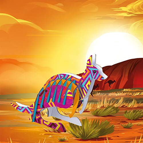 Carioca Kangaroo-3D Pop-Up With 18 Color