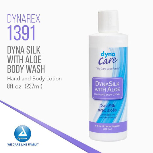 DynaSilk Hand and Body Lotion with Aloe 8 oz
