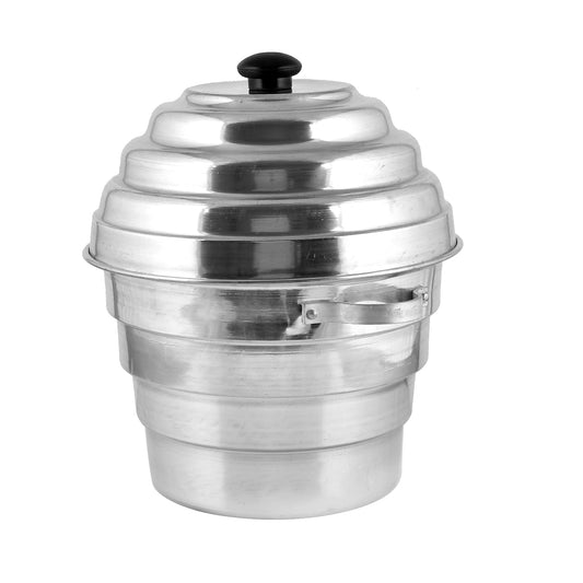 Arihant's (16 Idlis) Aluminium Idli-Dhokla Maker(1 Pot, 1 Lid, 4 Idli Plates, 2 Dhokla Plates) - Idli Cooker | Idli/Dhokla/Momos Maker Is Made Of High Quality Aluminium.
