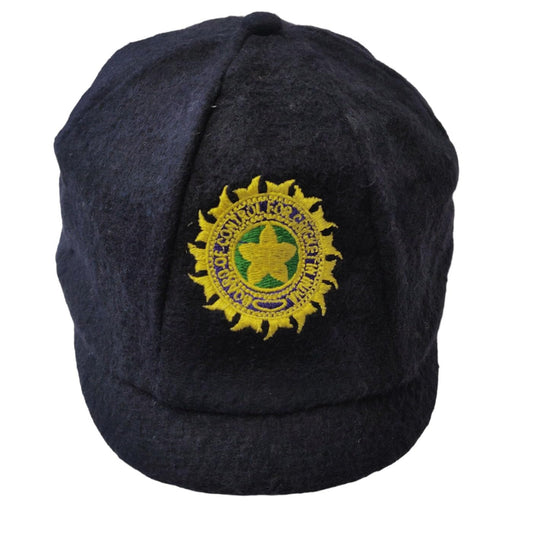 C CLASSIC Woollen Baggy India Test Cricket Cap Blue