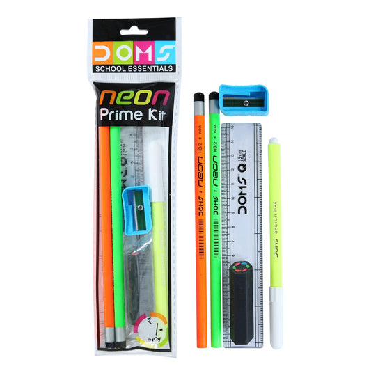 Doms Neon Prime Kit For Students And Gifting