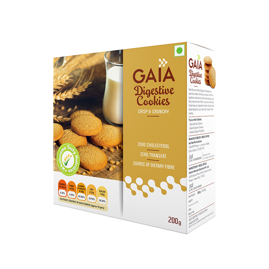 Gaia Digestive Cookies | 400 gms