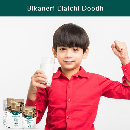 Cherise Tapri Premium Bikaneri Elaichi Doodh, Instant Milk Premix (23 g x 7 Sachets)