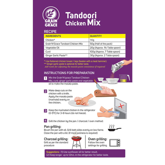Grain n Grace Tandoori Chicken Mix (100g)