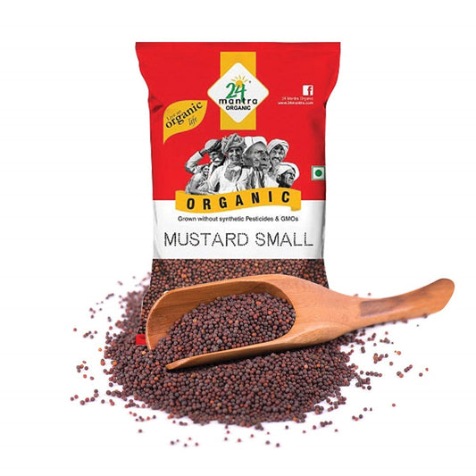 24 Mantra Organic Mustard Seeds (Small)