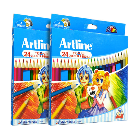 Artline Tri Art Colour Pencils