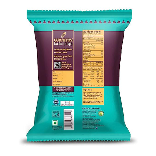50x Cornitos Nacho Crisps - Sea Salt, Pack of 50 - 55 g each