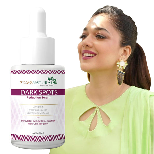 7 DAYS Dark Spots Serum for Men & Women | Daily Face Serum for Glowing Skin, Oily Skin & Dark Spots(30 Ml)