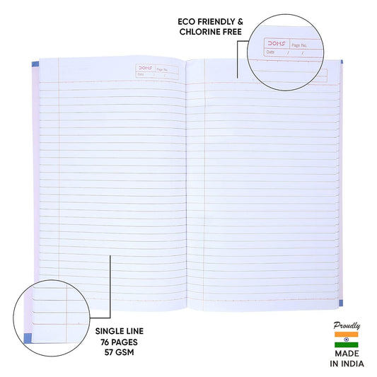 Doms My Beautiful Cities Series Notebook - Single Line