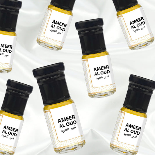 Authentic Ameer Al Oud Attar | 100% concentrated oil | Alcohol Free | Handcrafted with Ancient Technique | 24hr+ lasting Fragrance | For both men & women