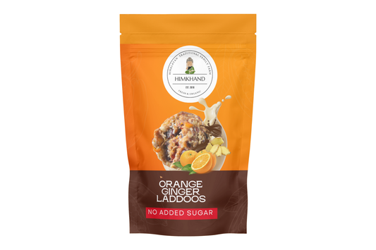 Orange Chocolate Laddoos | Orange Ginger Laddoos - No Added Sugar | 100% Natural
