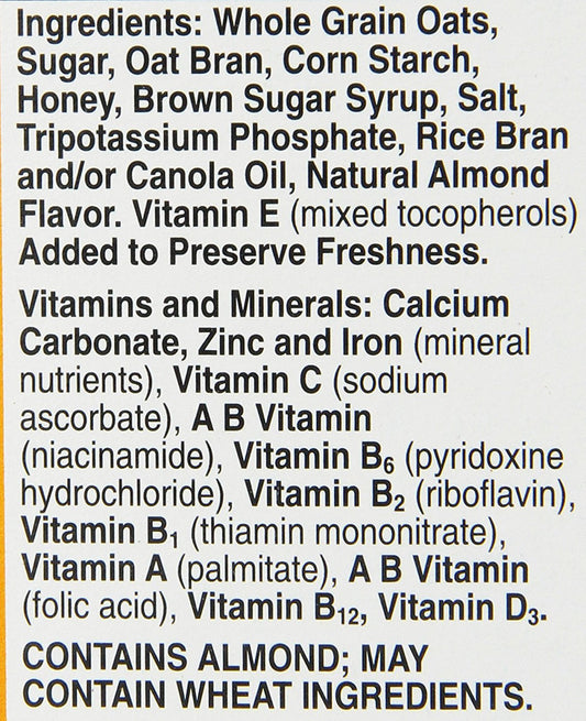 General Mills Honey Nut Cheerios Sweetened Whole Grain Oat Cereal With Real Honey & Natural Almond Flavor, 12.24 Oz 347 G