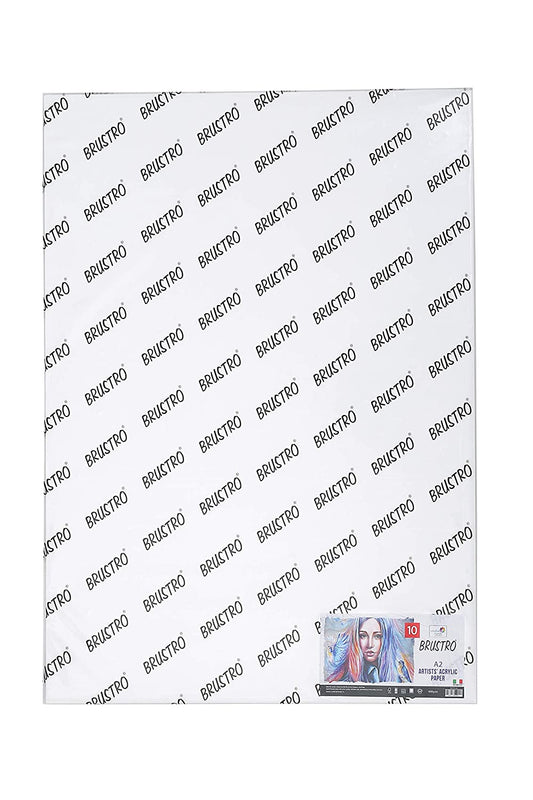 Brustro Artists' Acrylic Paper 400 Gsm A2 (10 Sheets)