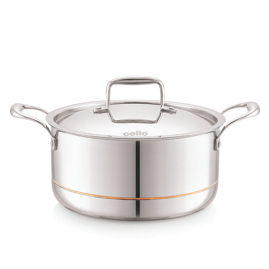 5-Ply Stainless Steel Casserole with Lid