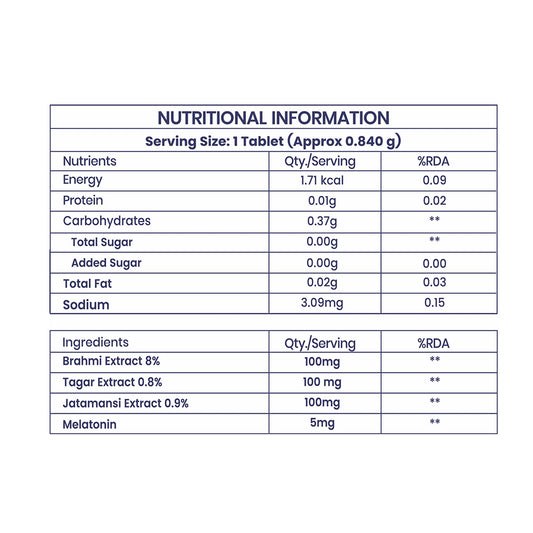 Dr. Morepen Sleep Tabs Melatonin 5mg Sleeping Tablets
