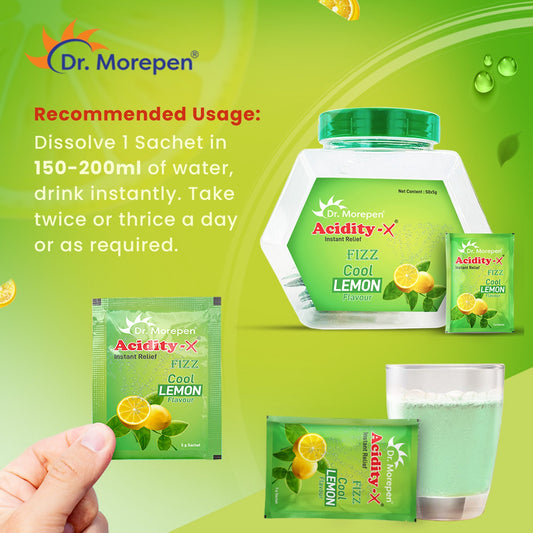 Dr. Morepen Acidity-X Fizz Sachets