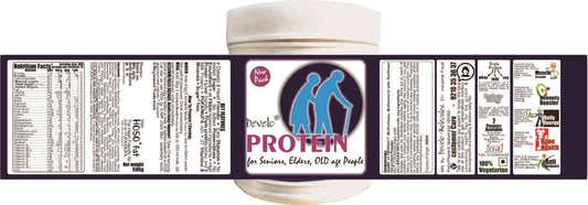 Develo Health Gainer protein Powder for Elderly, Seniors & Old Age, Men & Women - 500g Kesar Badam