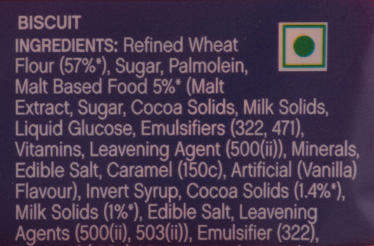 Bournvita Biscuits Pro-Health Cookies, 46.5g (Pack of 12)