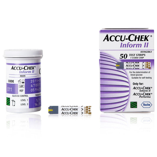 Accu-Chek Inform II Blood Glucose Test Strips 50 Count