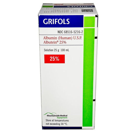 Albutein 25% (Human) Albumin Single-Dose Vial Preservative-free 100 mL (RX)