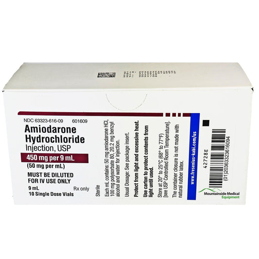 Amiodarone Injection IV For Arrhythmia 50 mg/mL Vial 9 mL by Fresenius (Rx)