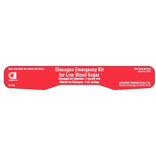 Glucagon Emergency Kit 1 mg/mL for Low Blood Sugar by Amphastar (Rx)