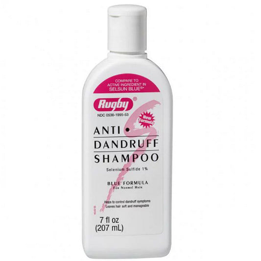 Anti-Dandruff Shampoo with Selenium Sulfide 1%, Blue Formula 7 oz