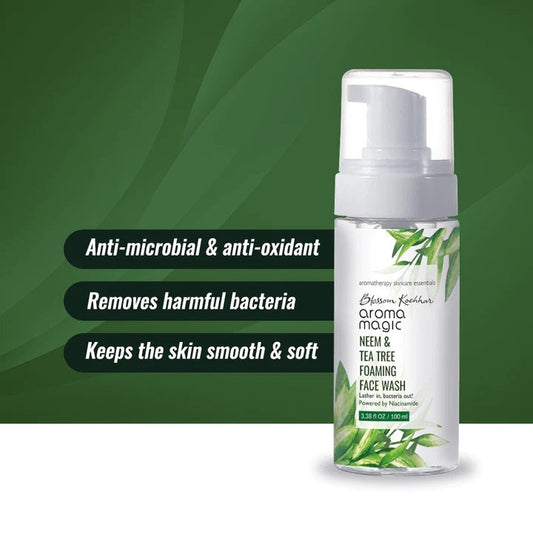 Aroma Magic Neem & Tea Tree Foaming Face Wash - Niacinamide (100 ml)