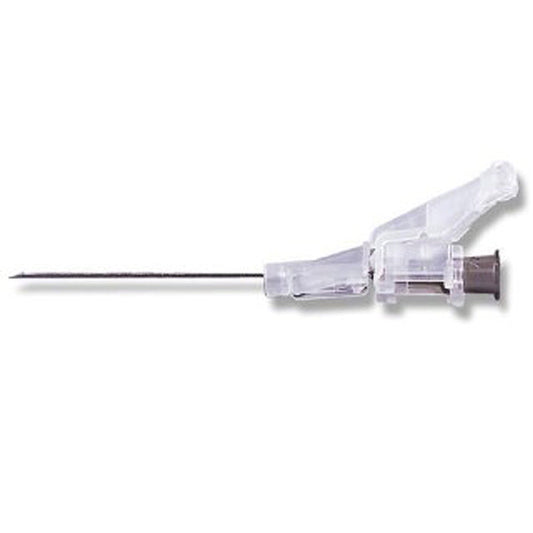 BD SafetyGlide Hypodermic Needle 27g x 5/8" Gray Safety with Beveled Shield 50/Box