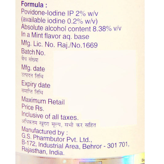 Betadine 2% Mint Gargle - 100 ml