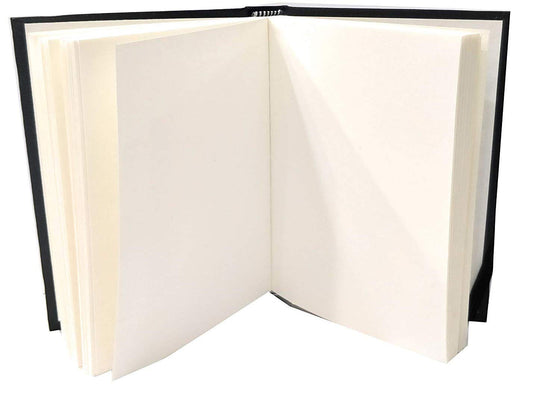 BRUSTRO Artists Stitched Bound Sketch Book| A5 Size, 160 Pages, 110 GSM | Ideal for Students,Adults, Color, Sketching, Shading, Drawing, Blending, Mandala, Fine Art, School, Portrait, Professional Use