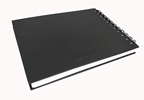 Brustro Artists Sketch Book Wiro Bound A5 Size, Landscape, 116 Pages,160 GSM (Acid Free)