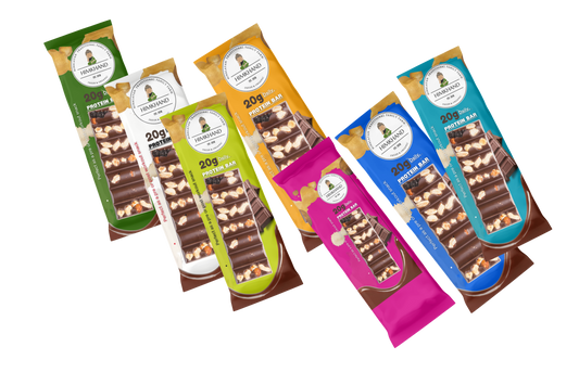 Himkhand Variety Pack 20g Protein Bar Box (Pack of 7)