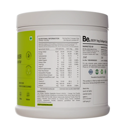 The Be Life Vegan Collagen Builder - 300 gms