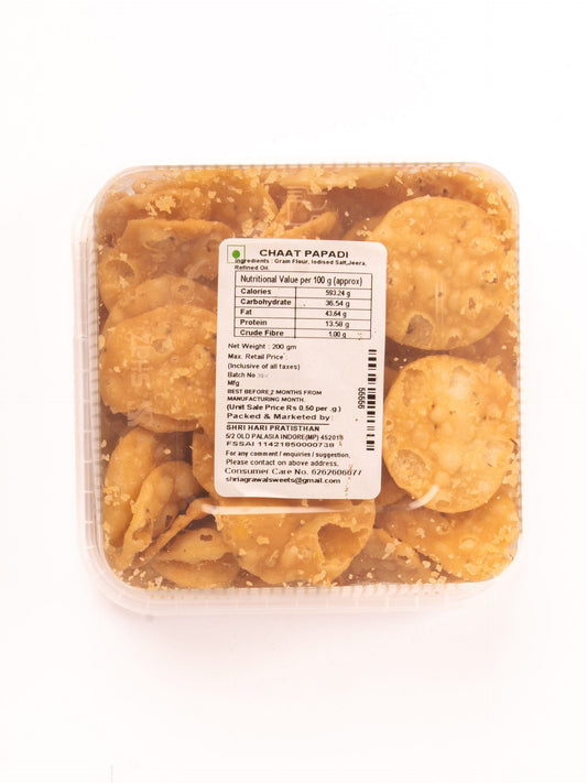 Shri Agrawal Sweets & Namkeen Chaat Papdi - 400 gms
